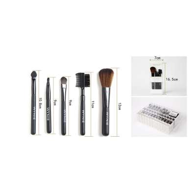 Wholesales professional make up set 5 pcs eyeshadow lip mascara concealer brushes eye brushes set